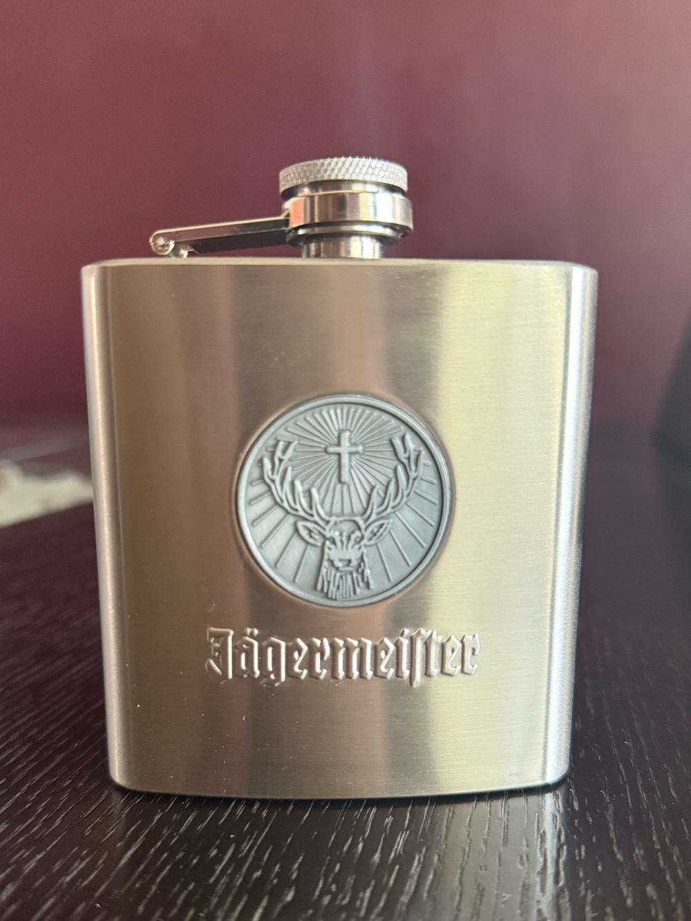 Official Jägermeister Stainless Steel Hip Flask